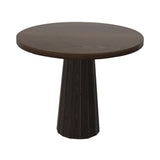 Container Round Table: Small + Bodhi Cover + Cinnamon Stained + Grey