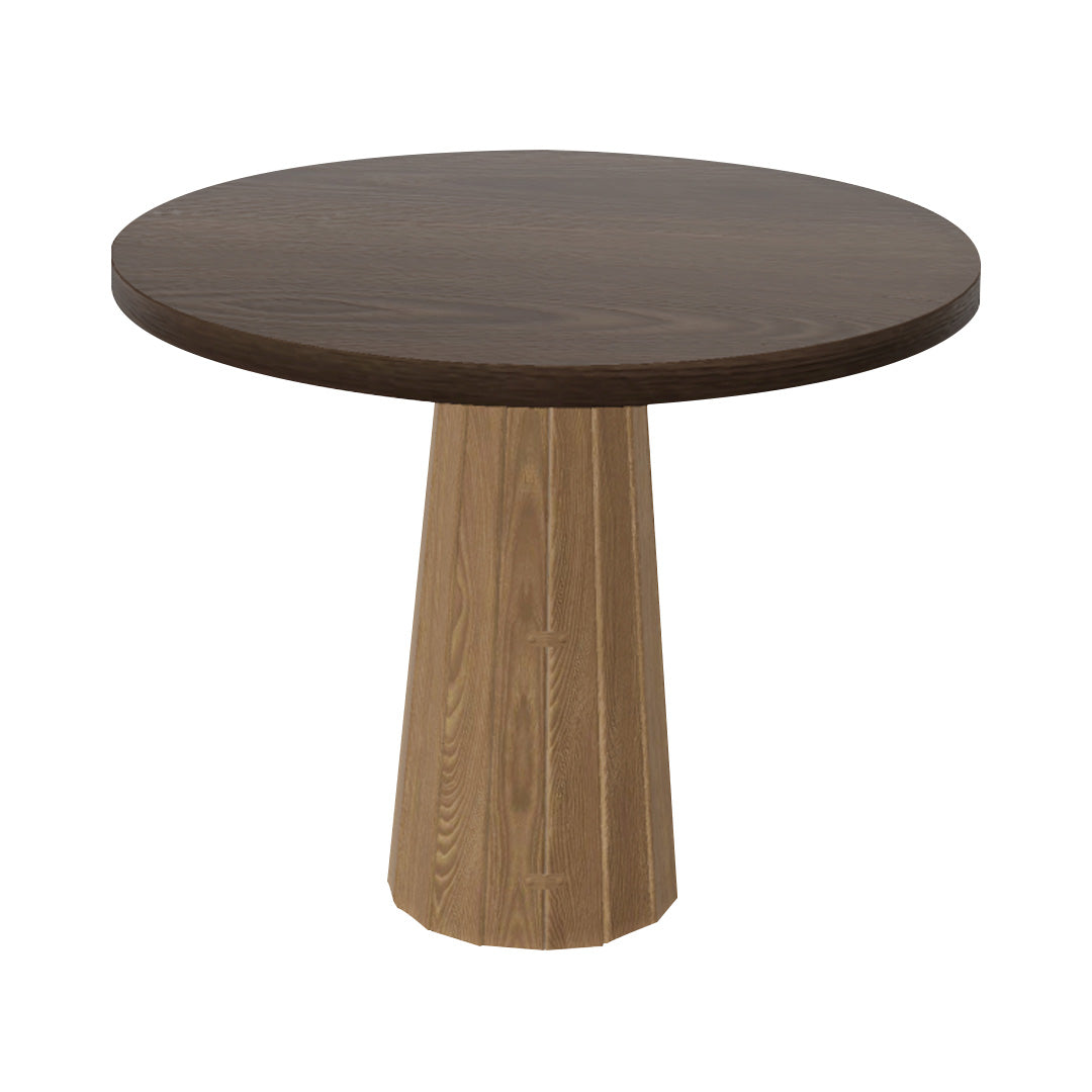 Container Round Table: Small + Bodhi Cover + Cinnamon Stained + Natural Oil