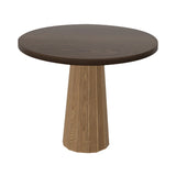 Container Round Table: Small + Bodhi Cover + Cinnamon Stained + Natural Oil