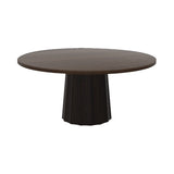 Container Round Table: Extra Large + Bodhi Cover + Cinnamon Stained + Wenge