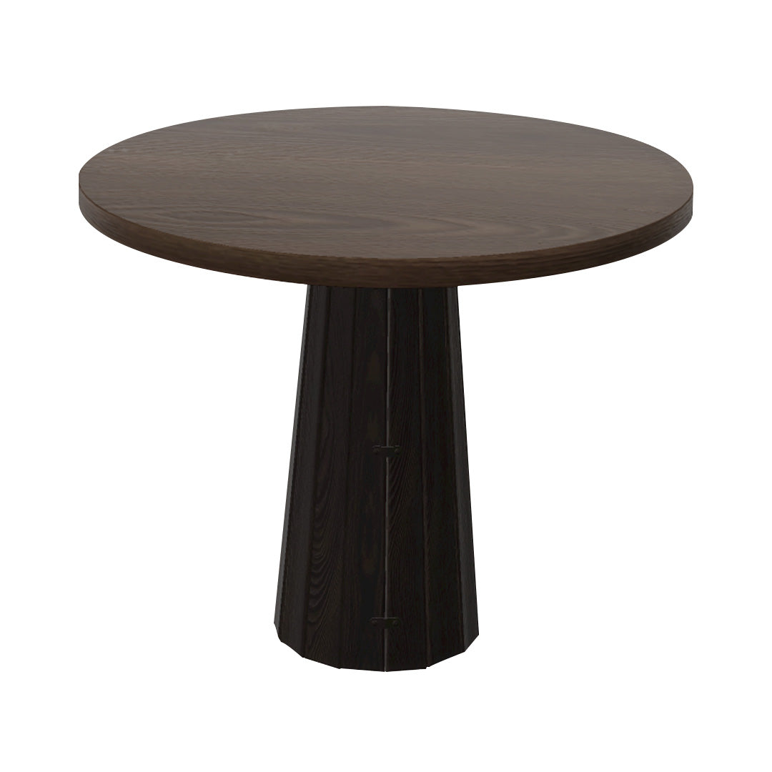 Container Round Table: Small + Bodhi Cover + Cinnamon Stained + Wenge