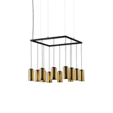 Cirio Cuadrada Pendant Lamp: Polished Brass