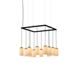 Cirio Cuadrada Pendant Lamp: White Opal Glass