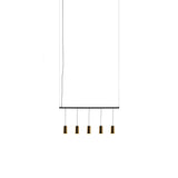Cirio Lineal Pendant Lamp: 1 + Polished Brass