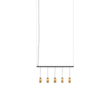Cirio Lineal Pendant Lamp: 1 + White Porcelain
