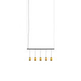 Cirio Lineal Pendant Lamp: 1 + White Porcelain