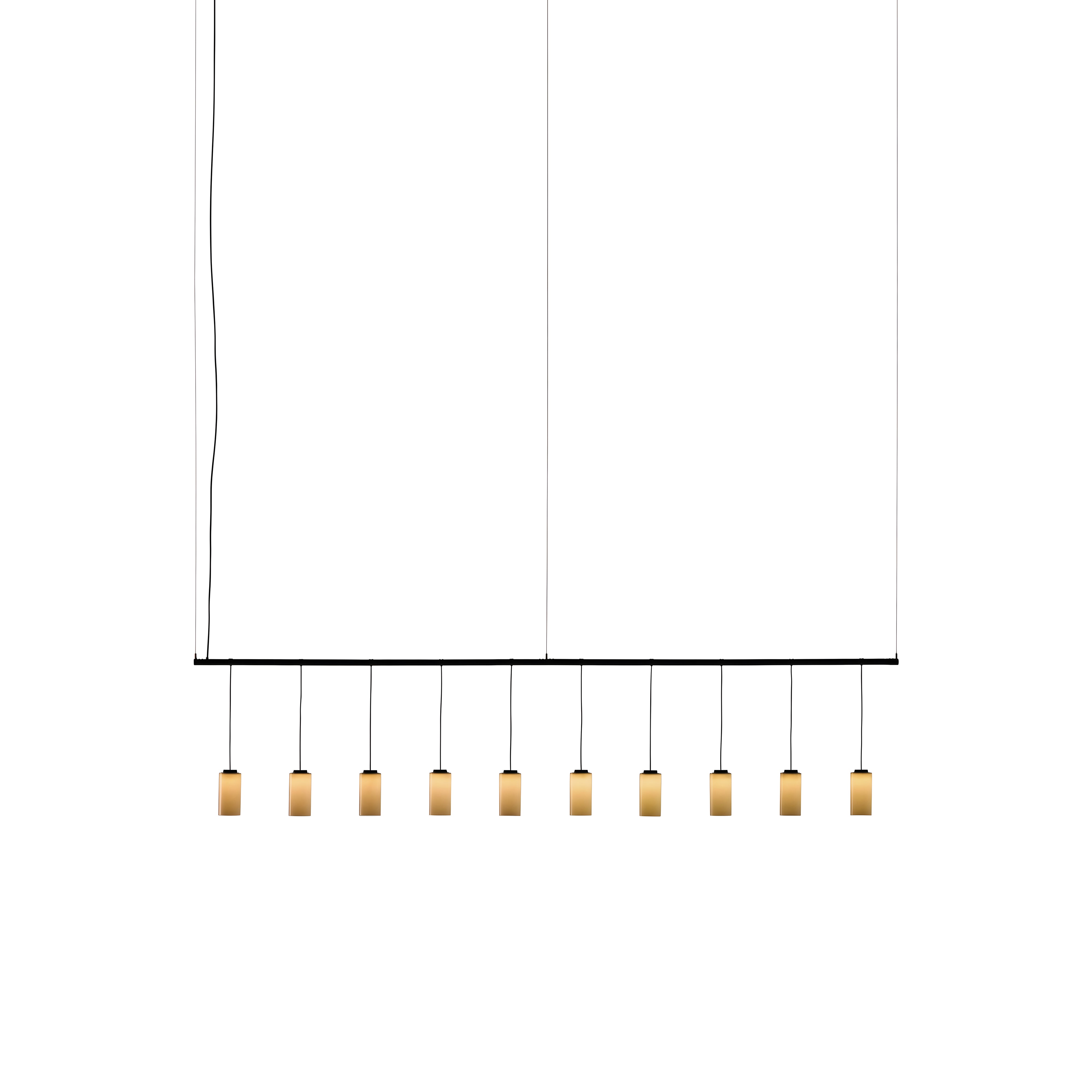 Cirio Lineal Pendant Lamp: 2 + White Porcelain