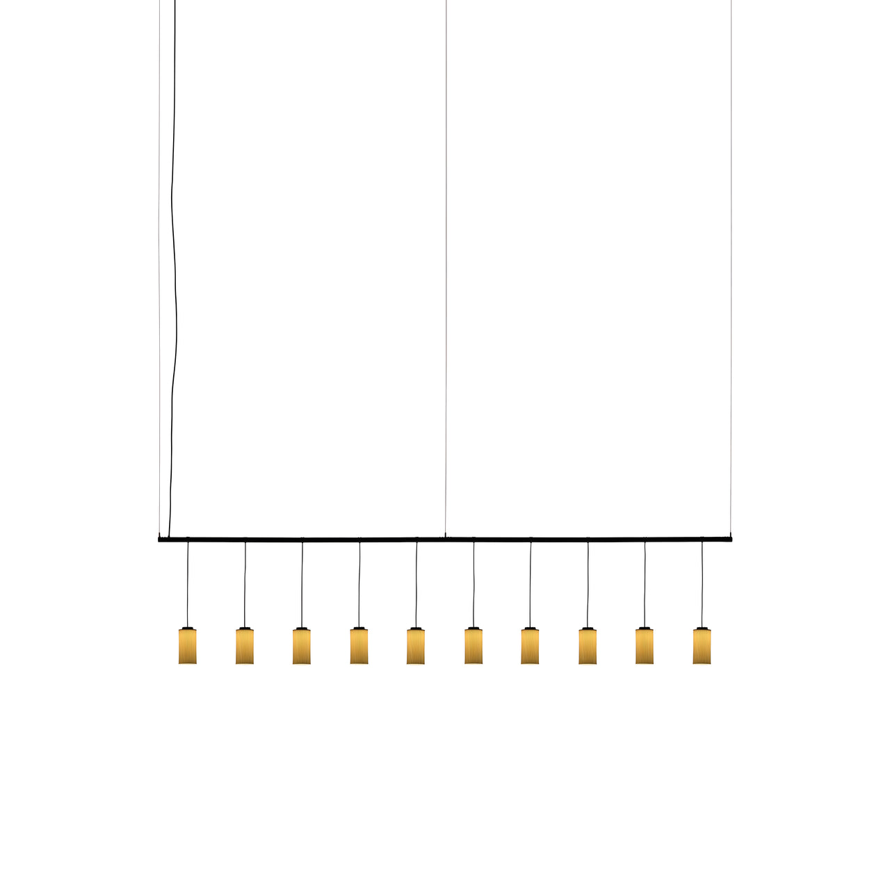 Cirio Lineal Pendant Lamp: 2 + White Porcelain