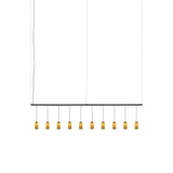 Cirio Lineal Pendant Lamp: 2 + White Porcelain