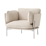 Cloud LN1 Lounge Chair: Chrome