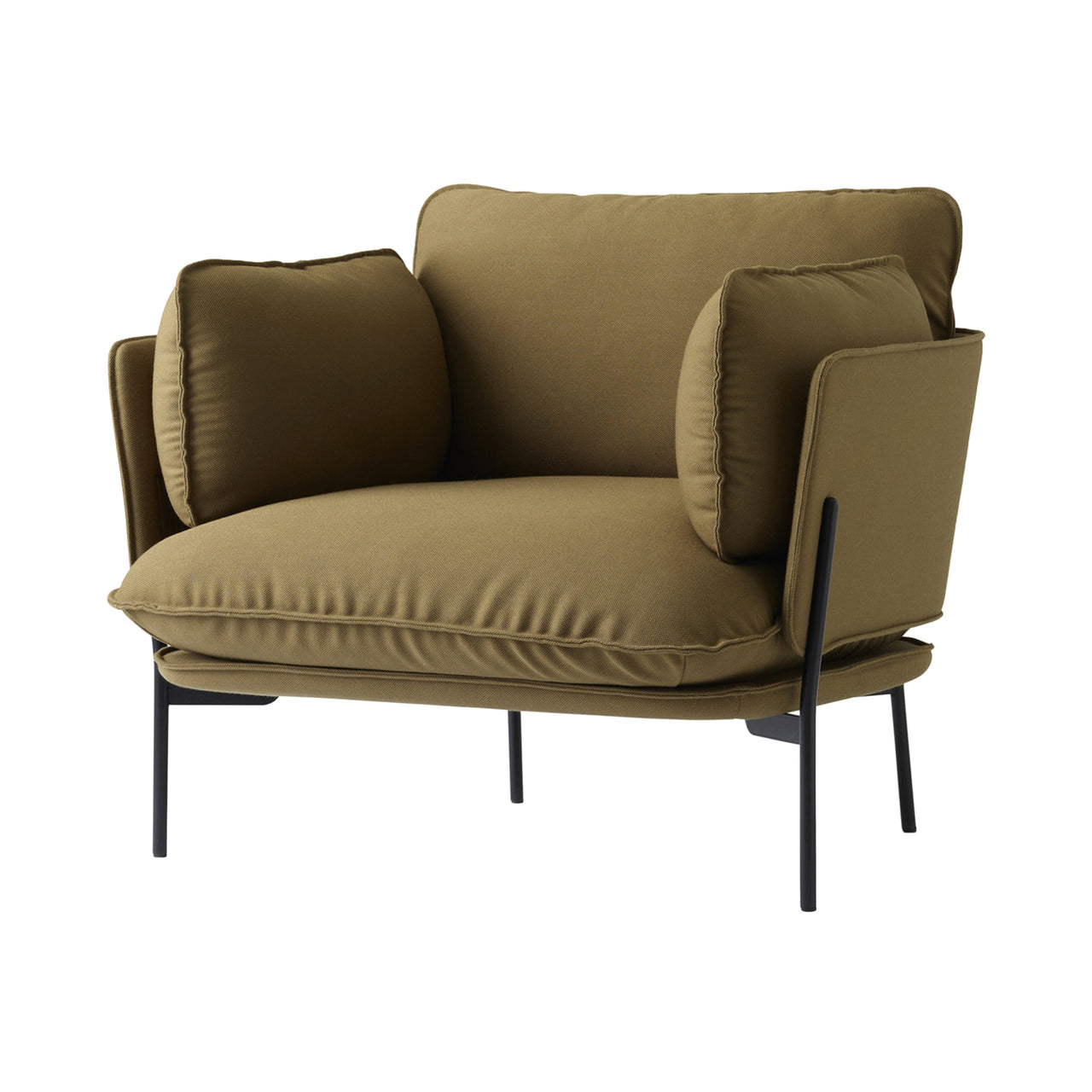 Cloud Lounge Chair: LN1 + Warm Black