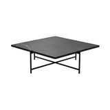 Coffee Table 90: Black Marble + Black