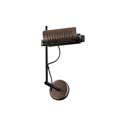 Colombo Wall Lamp: Anodic Bronze + Black