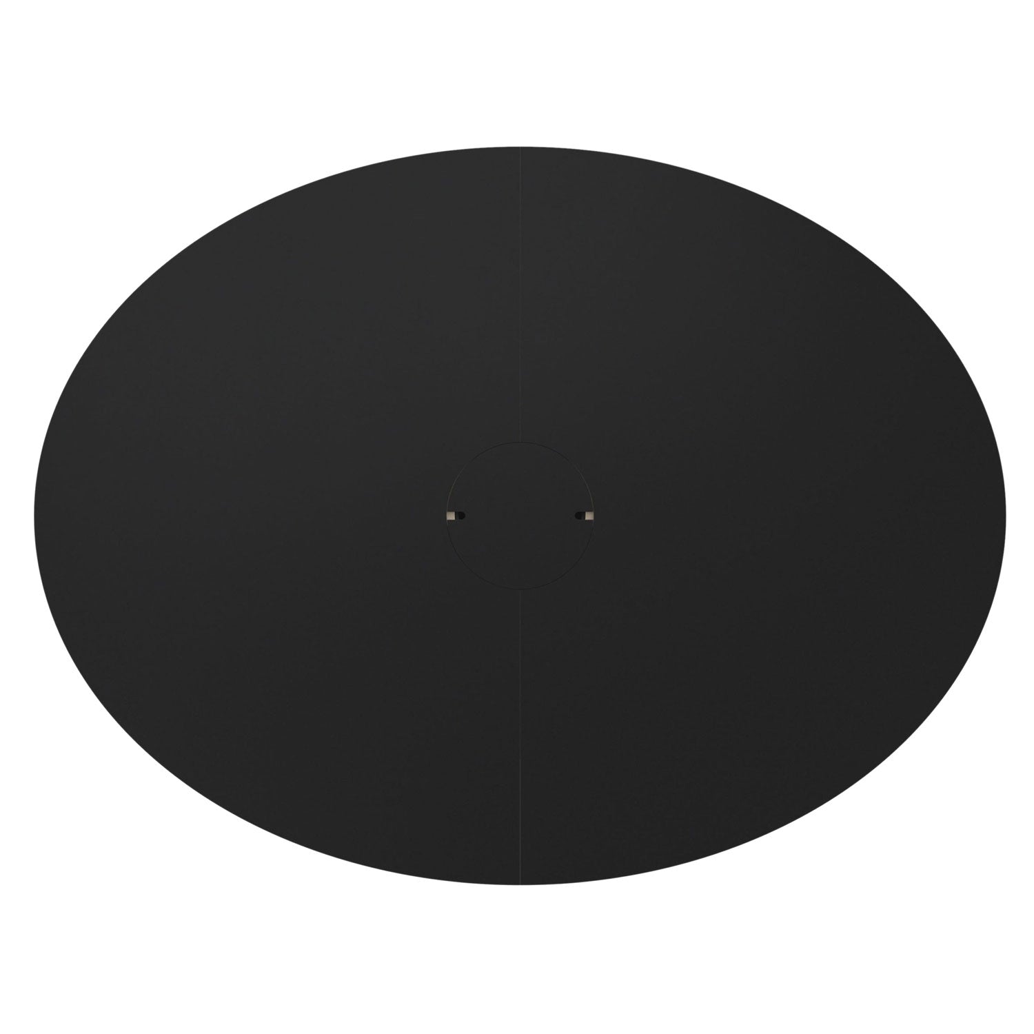 Colossus Oval Table: Black