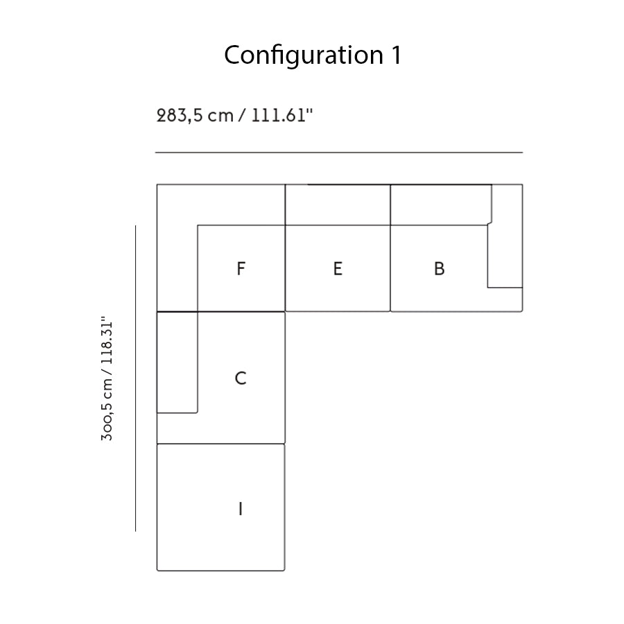 Connect Soft Modular Sofa: Corner - Quick Ship