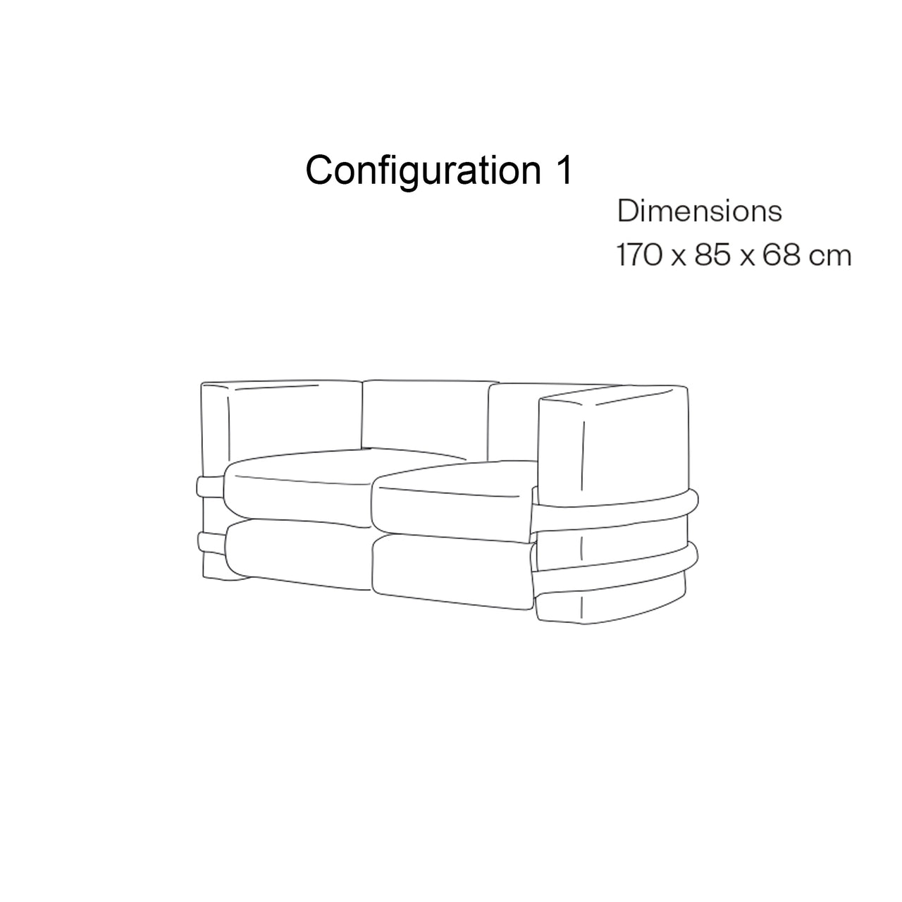 Pillow Modular Sofa: Fabric