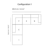 Connect Soft Modular Sofa: Corner - Quick Ship