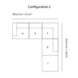 Connect Soft Modular Sofa: Corner - Quick Ship