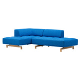 Delphi Modular Sofa: Configuration G + Oak Light Oiled + Fabric Group 3