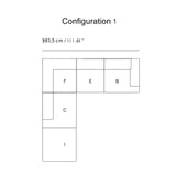 Connect Soft Modular Sofa: Corner + Configuration 1