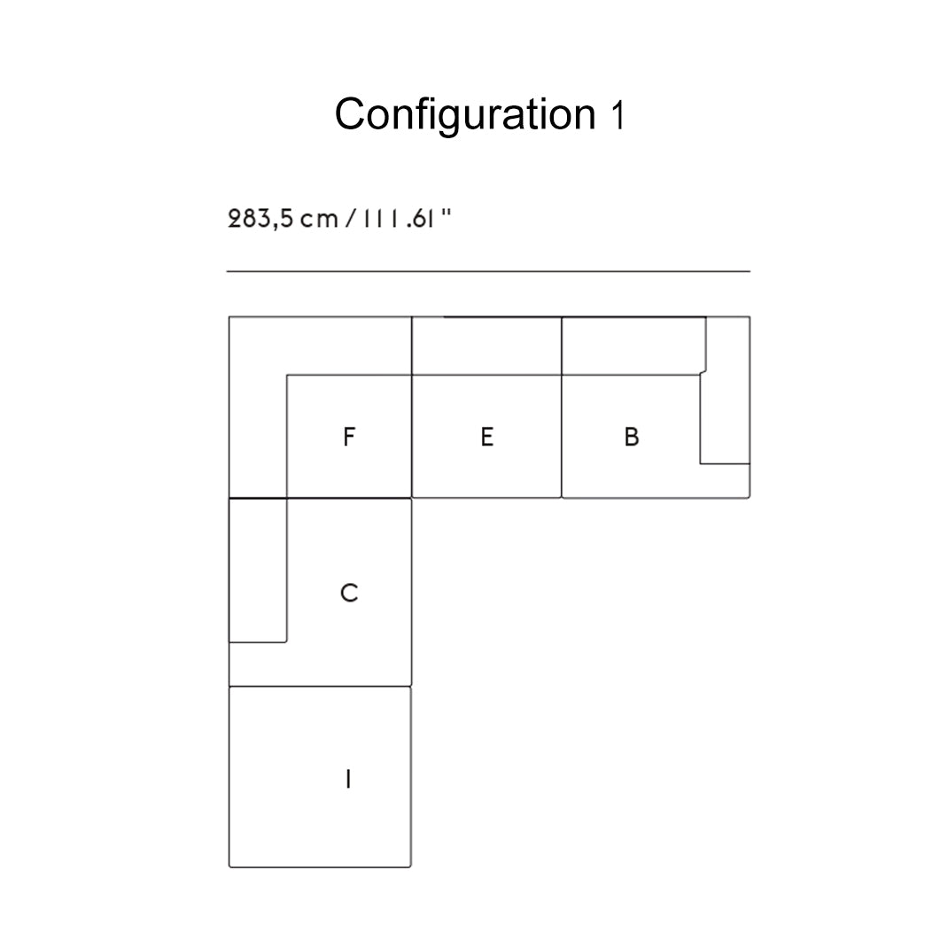 Connect Soft Modular Sofa: Corner