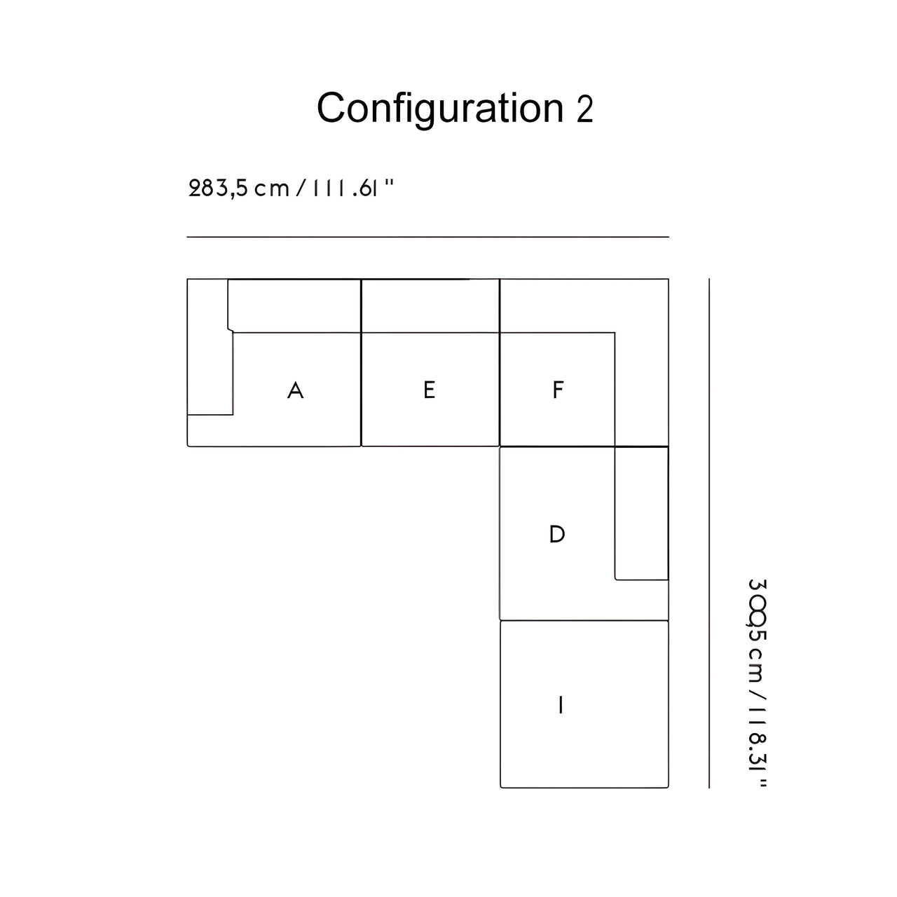 Connect Soft Modular Sofa: Corner + Configuration 2