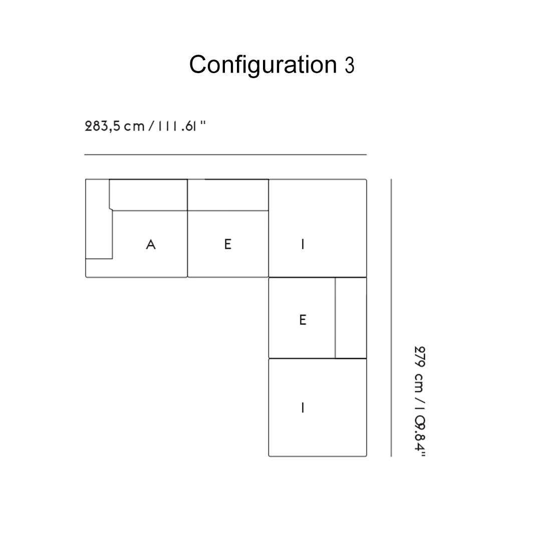 Connect Soft Modular Sofa: Corner