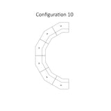 Connect Modular Sofa: Configuration 10