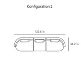 Sena Modular Sofa: Configuration 2