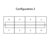 Connect Modular Sofa: Back-To-Back + Configuration 2