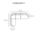 Sena Modular Sofa: Configuration 4