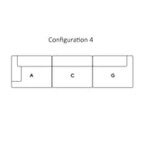 Connect Modular Sofa: Configuration 4