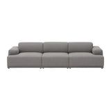 Connect Soft Modular Sofa: 3 Seater + Configuration 1