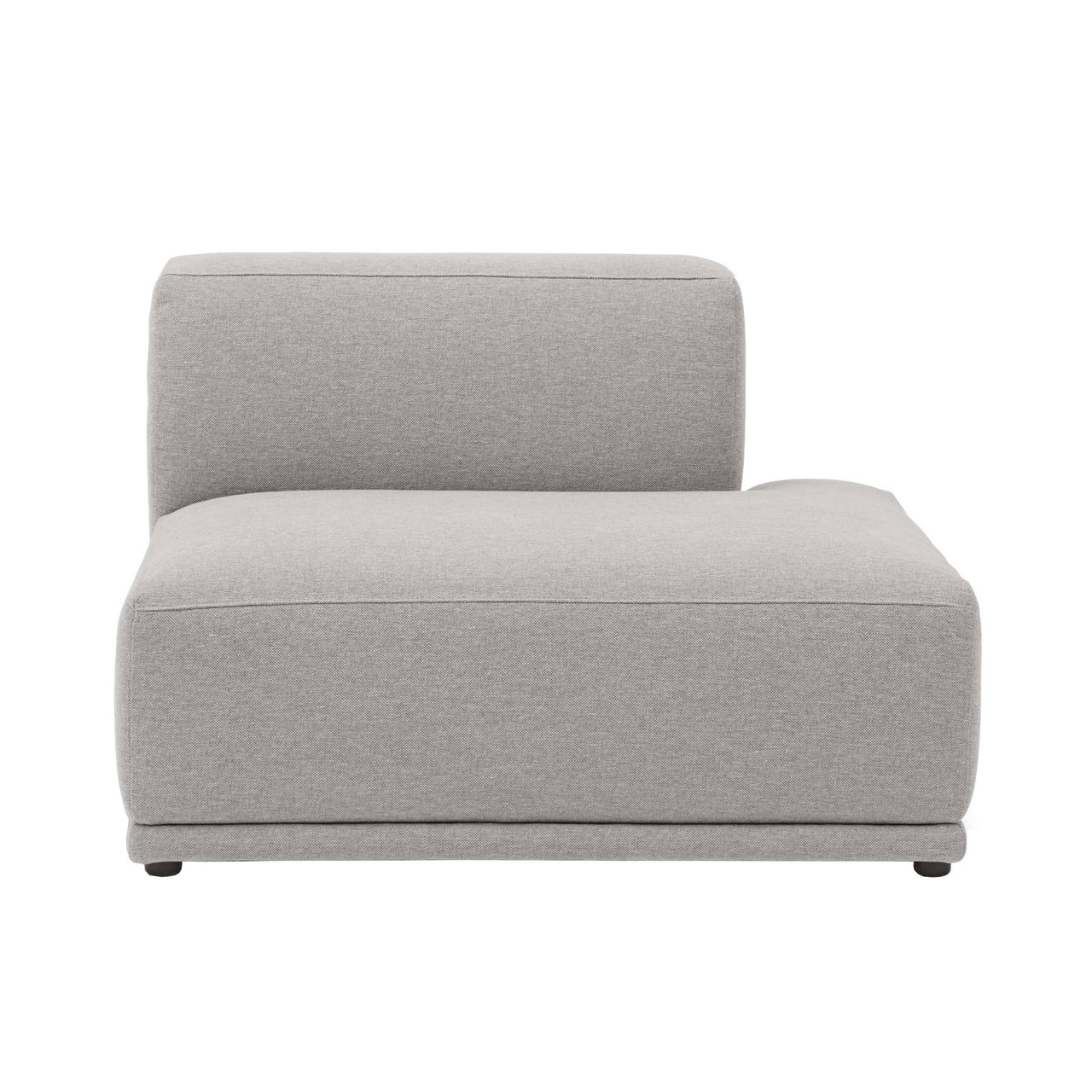 Connect Soft Sofa Modules: Right Open-Ended D + Clay 12