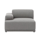 Connect Soft Sofa Modules: Left Armrest A + Re-Wool 128