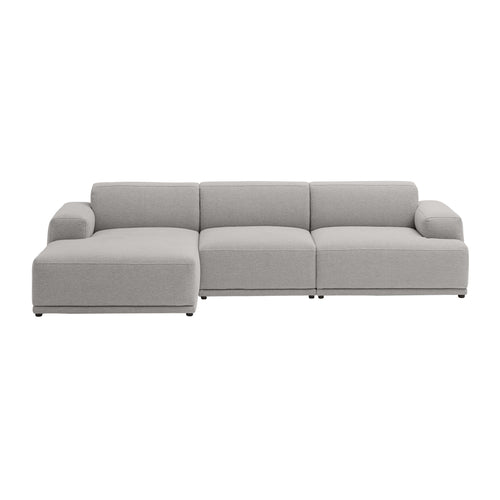 Connect Soft Modular Sofa: 3 Seater + Configuration 3 + Clay 12