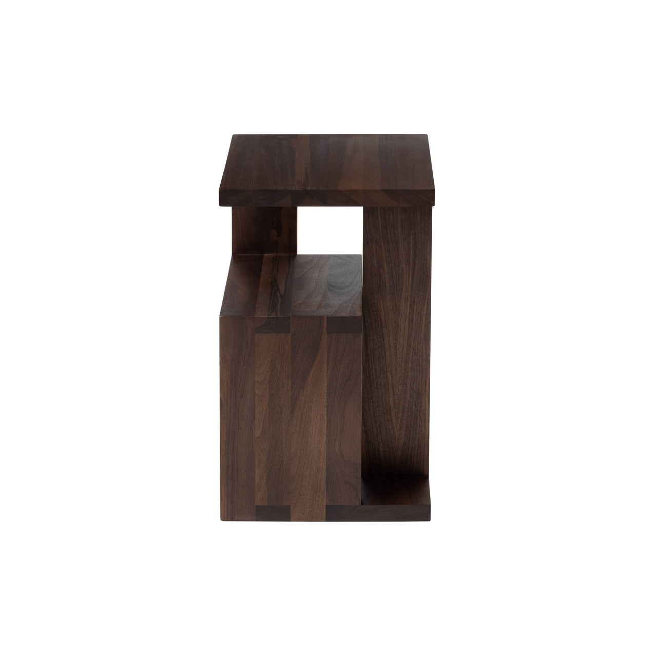 Constructivist Side Table: American Walnut