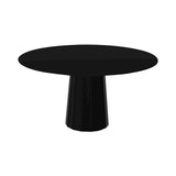 Container HPL Round Table: Large + Bodhi Cover + Black + Natural Oil