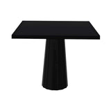 Container HPL Square Table: Small + Bodhi Cover + Black + Black