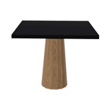 Container HPL Square Table: Small + Bodhi Cover + Black + Natural Oil