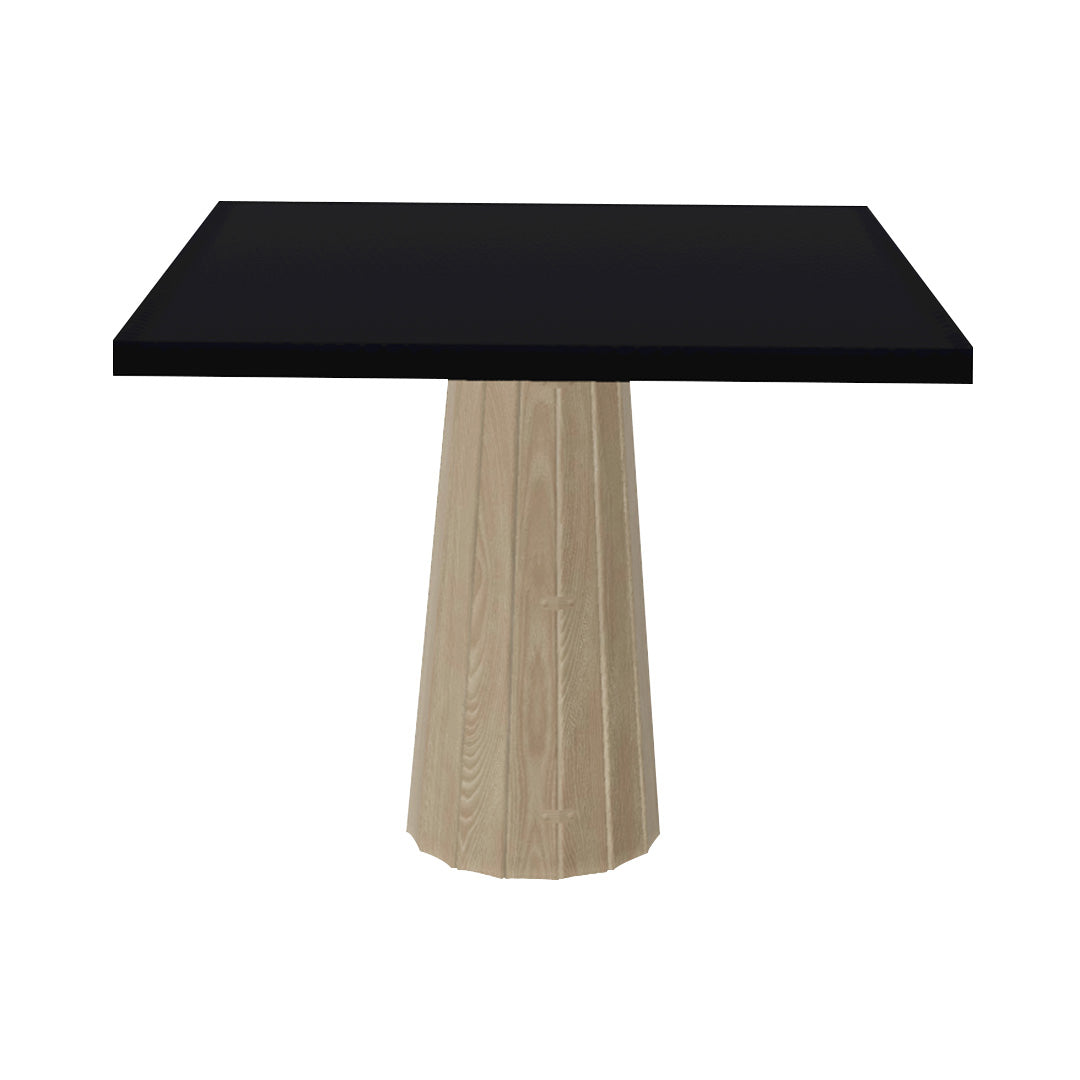 Container HPL Square Table: Small + Bodhi Cover + Black + White Wash