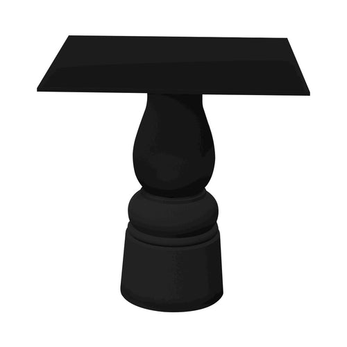 Container HPL Square Table: Small + New Antiques + Black + Black