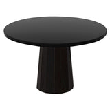Container Round Table: Medium + Bodhi Cover + Black Stained + Wenge