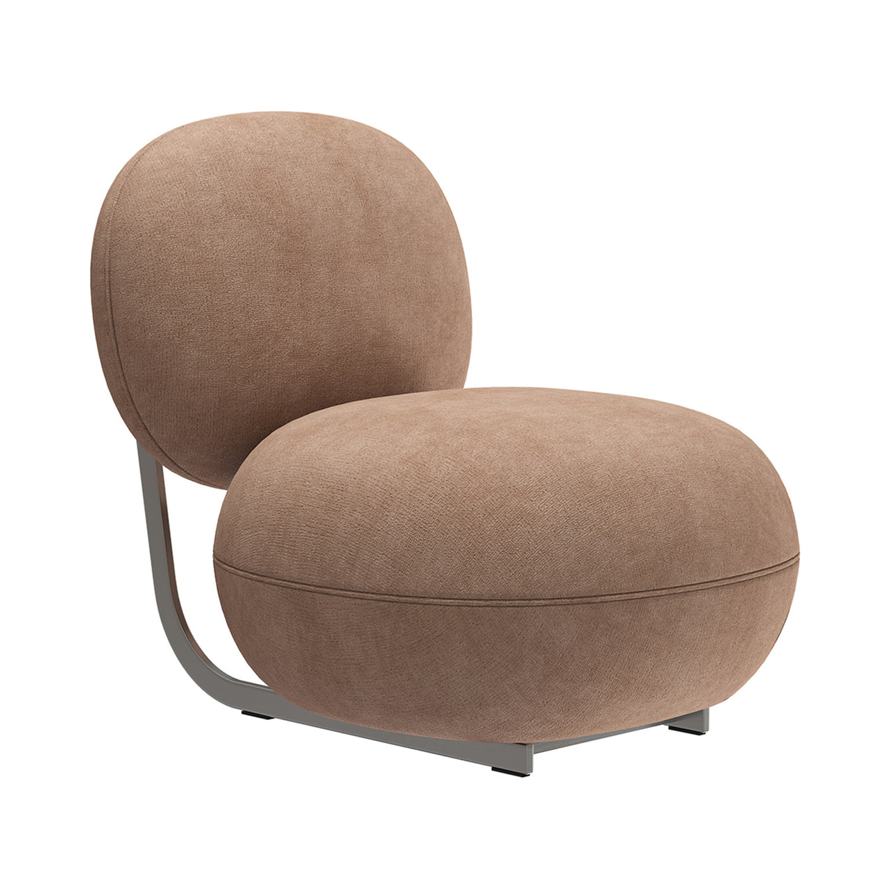 Cooper Lounge Chair: Steel + Powder Coated Steel