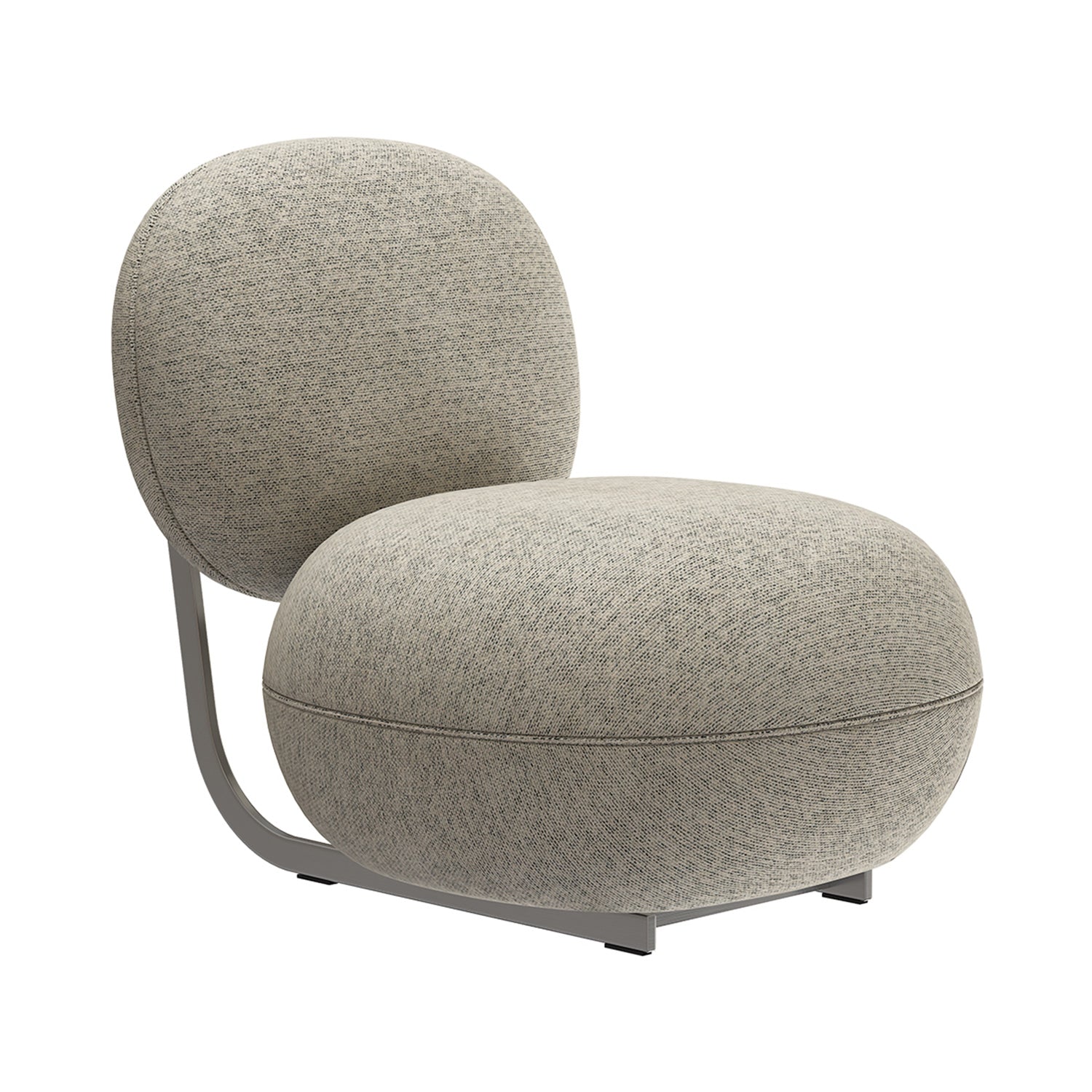 Cooper Lounge Chair: Steel + Powder Coated Steel