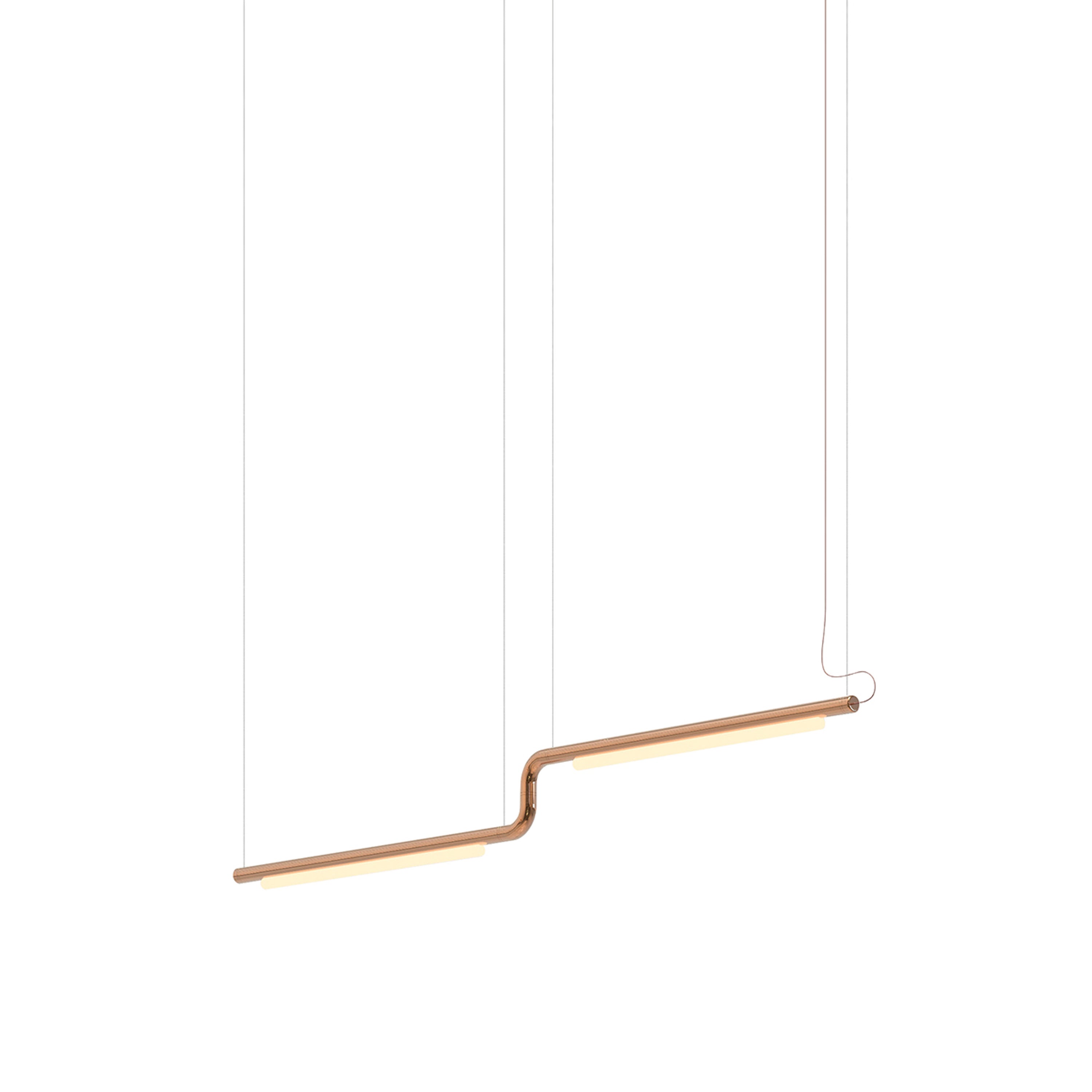 Pipeline CM3 Pendant Light: Copper