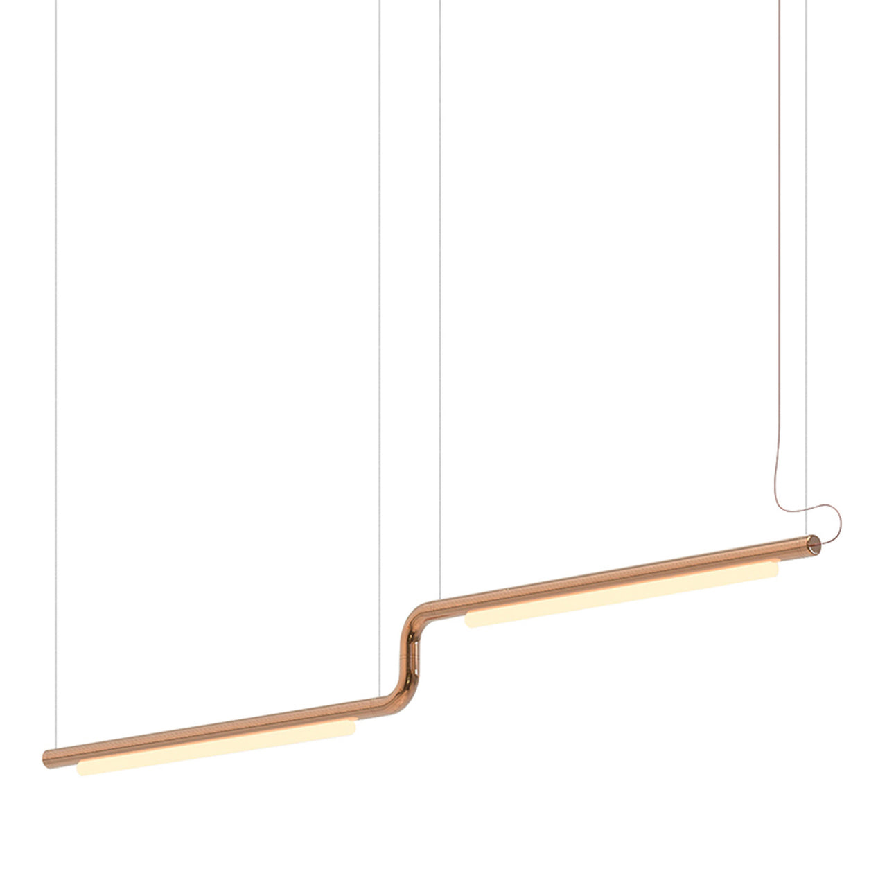 Pipeline CM3 Pendant Light: Copper + Copper
