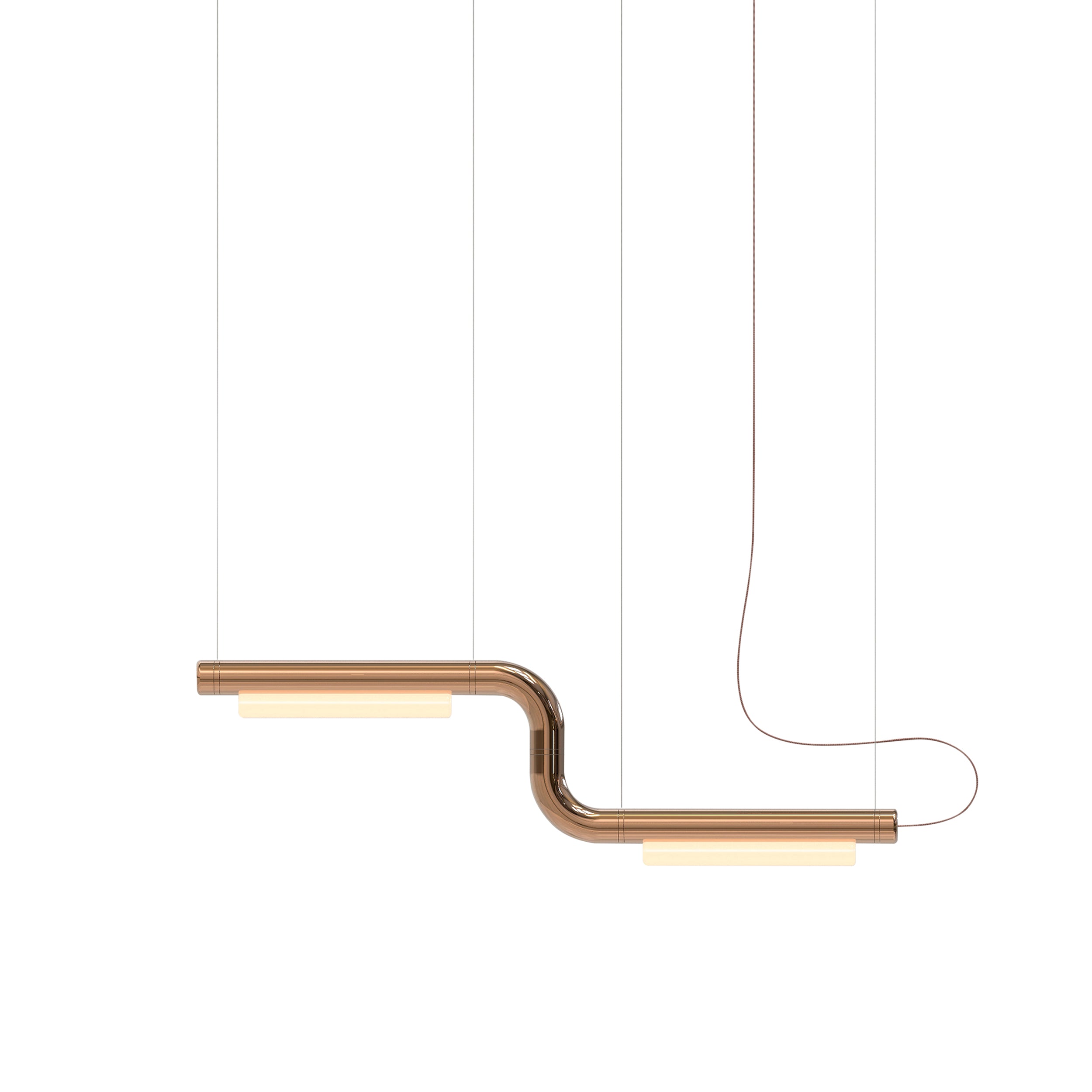 Pipeline CM1 Pendant Light: Copper + Copper