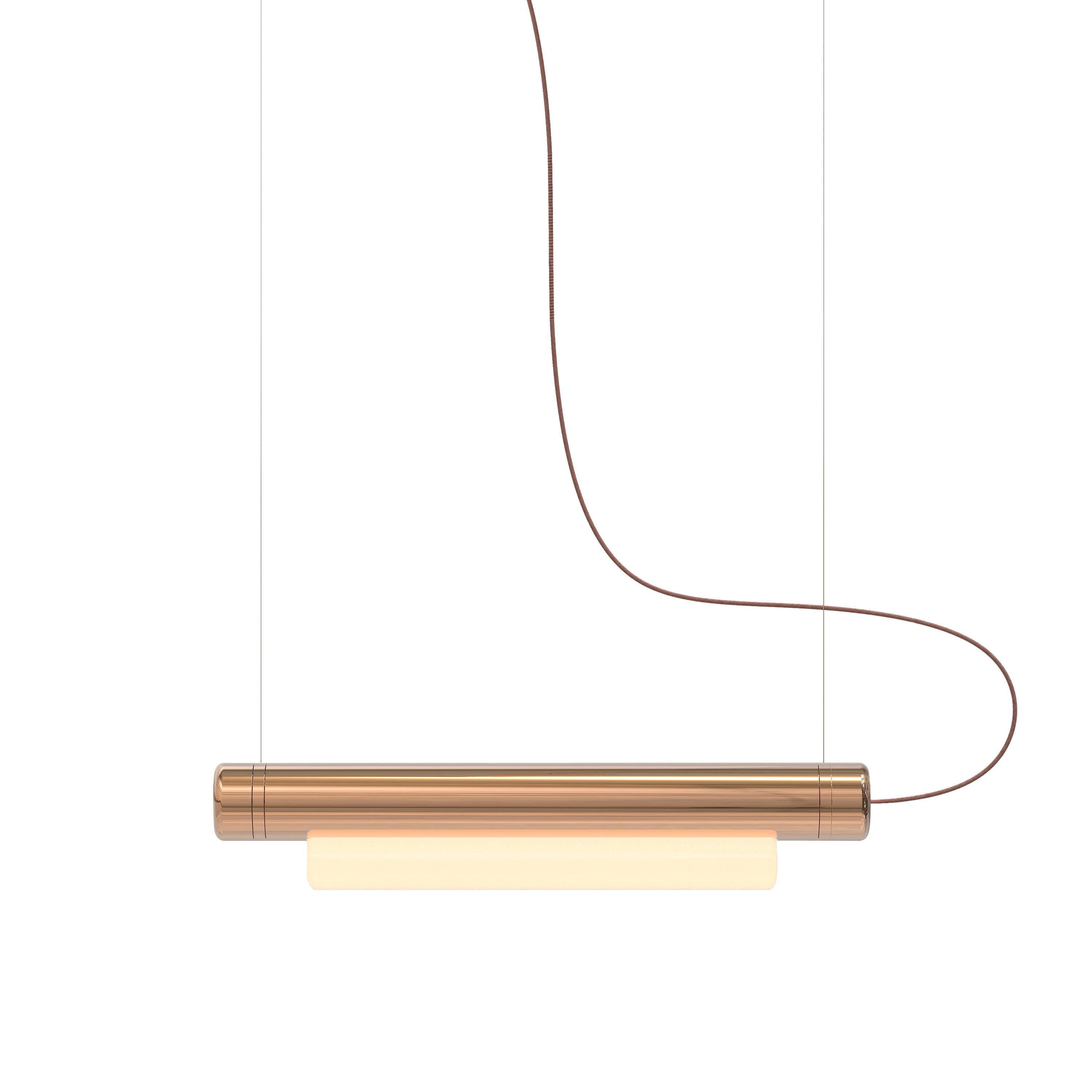 Pipeline 40 Pendant Light: Copper + Copper