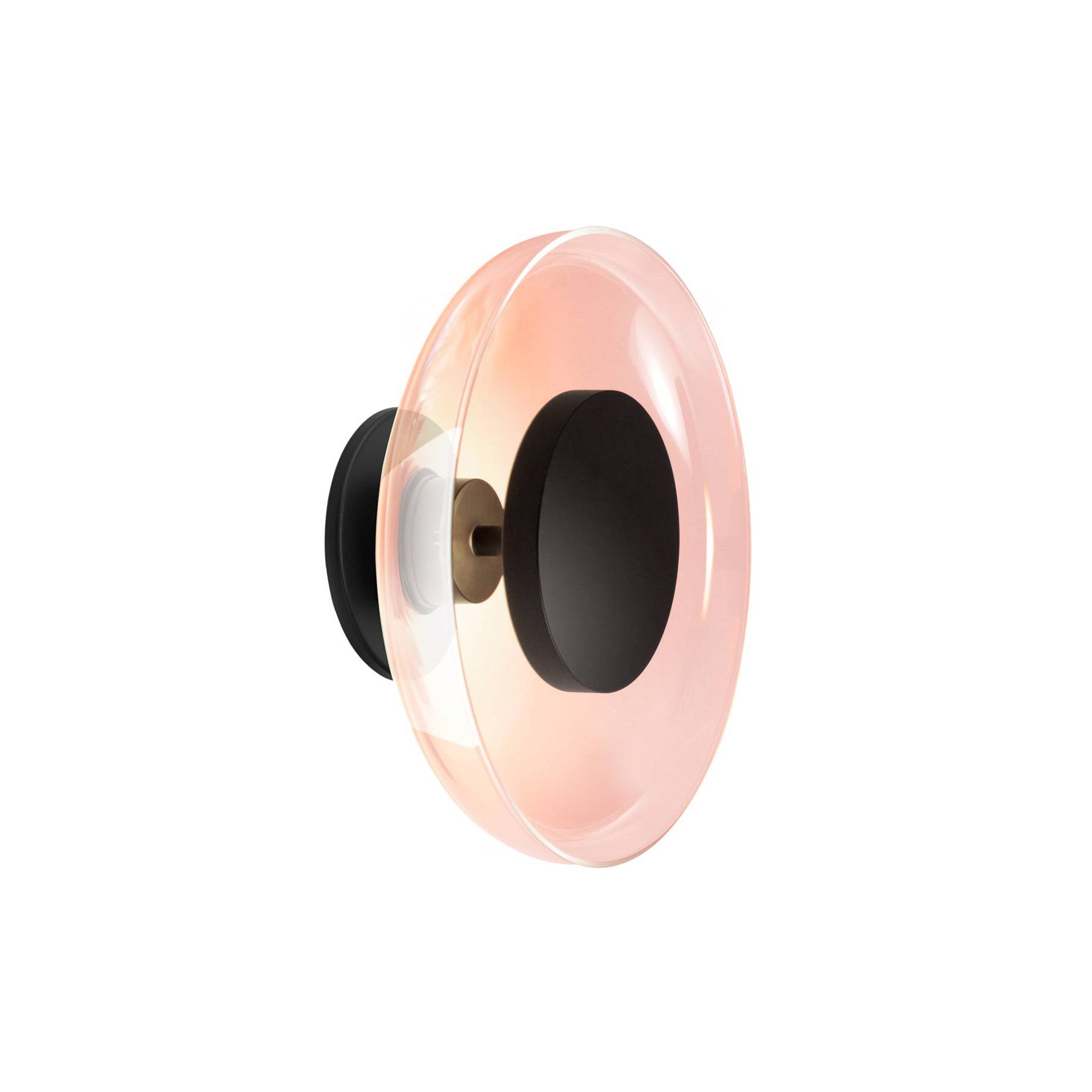 Aura Plus Wall Light: Copper + Black